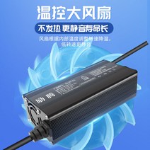 인산철 배터리 낚시 자동차 급속 충전 파워뱅크 배터리 충전기 48v60v72v5a8a10, 60V(71.4V) 10A 헤드 알루미늄 케이스