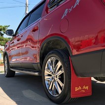 차량용 머드가드 흙받이 노머드, 블루2개1세트, 4x4핑크