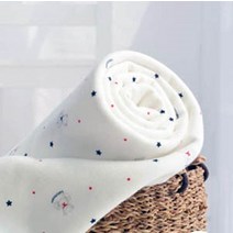 원단마트 광폭 양면 다이마루 별곰- 의류 속싸개 배냇저고리 턱받이 손발싸개 마스크안감 침구류 스카프빕