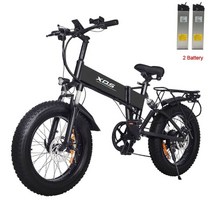 산악 오프로드 스노우 타이어 전기자전거 XQS-G20 1000W 타이어 Ebike 20, 협력사, 블랙 2 배터리