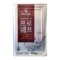 프로쉐프 중화유 라드 97% 13kg 중화돈지 중식 라드유 돼지기름, 13L, 1개