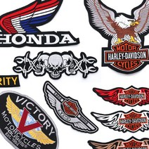 빅사이즈 할리 D 모터사이클 바이크 자수 마크 패치, 11.A 빅토리V  대