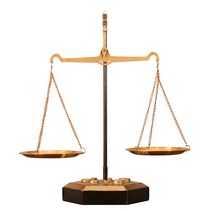 정의의 여신 저울 엔틱 모형 사무실 심판 소형 변호사, A타입