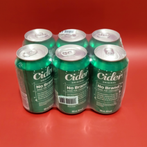 노브랜드 탄산 음료 캔 사이다 CIDER 355ML X 6개