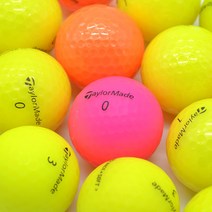 테일러메이드 컬러 A- 등급 10개 깨끗한 골프로스트볼