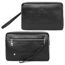 남자 손지갑 천연 가죽 클러치백 남성용 핸드백 중년 남성 맨스백 손가방 소가죽 일수가방