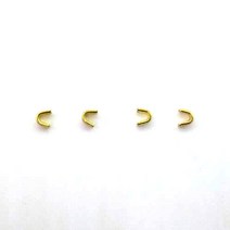갈색가죽 지퍼부자재 메탈 #3 골드 앞도매 상지 Front stopper(5set)