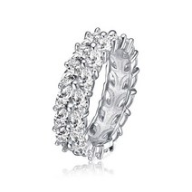 Megan Walford 스털링 실버 큐빅 지르코니아 후작 반지 커플링브랜드 물고기반지 MGWJSMT1558