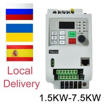 주파수 변환기 60hz 50hz 헤르츠 to 뜨거운! 0.75KW/1.5KW/2.2KW/3KW/4KW/5.5KW/7.5KW 단상 인버터 출력 3 상 VFD 가변 속도 220V, 2.2KW 220V