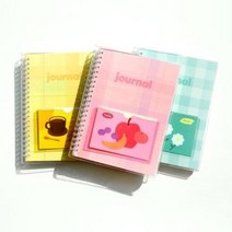 아트박스/루카랩 포켓저널 가로형 다이어리, 01 핑크