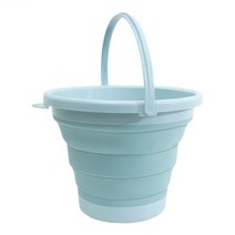 라라하우스 다용도 접이식 폴딩 버킷 10L, 스카이블루, 1개