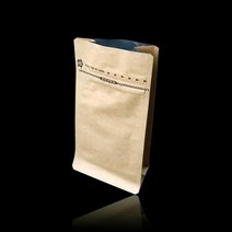 지퍼스탠드 크라프트 봉투 12.4X19.5cm 폭2.5cm 200매, 오마켓 1
