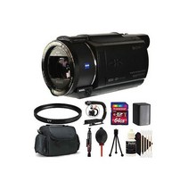 소니 FDR-AX53 4K Ultra HD Handycam 캠코더 + Starter Accessory Kit