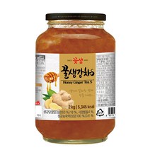 꽃샘 꿀 생강차S 2kg 6개(1박스), 단품