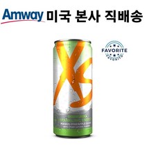 미국 암웨이 정품 Amway XS Sparkling Juiced 카페인 프리 스파클링 주스 망고 파인애플 구아바 에너지 음료 250ml 12개