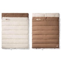 Mobigarden 모비가든 2인용 더블 침낭 극세사 기모 동계캠핑, White