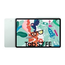 Samsung Galaxy Tab S7 FE 12.4인치 64GB 내부 메모리 4GB RAM Wi-Fi S 펜이 포함된 Android 태블릿 Mystic Green -13381, 분홍색, 와이파이
