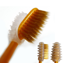 15년 약국납품 [잇몸마사지/혀클리너 일체형] 잇몸에좋은칫솔 임플란트 교정 붓고피나는 잇몸마사지 맛사지칫솔 실리콘 부드러운 극세모 기능성 구강 덴탈케어 칫솔