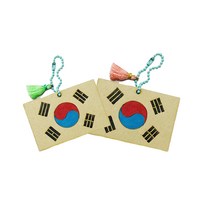 나무공예 태극기 만들기 마스코트&군번줄&태슬 구성 DIY
