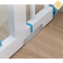 애견울타리 강아지현관문 출입문 베란다개문 일자 받침대 2개 소형 강아지안전문 칸막이 강아지펜스 애견문