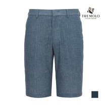 인디안 TREMOLO 메쉬 체크 멜란지 하프 팬츠_TRNDSVY5221
