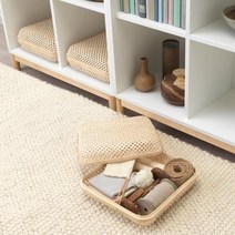 이케아 나무 라탄 바구니 내츄럴 실레빕스 스마라 플로디스 바스켓, 08.스마라B, 1개