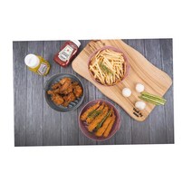 통삼겹살 고구마 실리콘프라이팟 19cm 4인가족 실리콘에어프라이어 실리콘오븐찜기 실리콘팟 전자렌지밥, 알뜰형 19cm 그레이