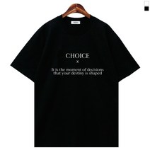 티데일리 남녀공용 초이스엑스 20수 오버핏 반팔 티셔츠