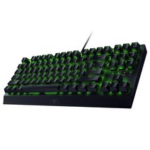 Razer Razer의 블랙 위도우 경쟁력 버전 X 기계적 키보드 87 개 키 유선 게이밍 게임 검정 녹색 축을 백라이트 스파이더, 보통주