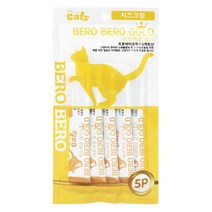 더캣츠 베로베로 골드 10g 5개입 고양이츄르간식, 치즈크림