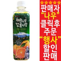 롯데칠성 제주감귤 500ml X 12개 대량음료 과즙음료 탕비실, 단품