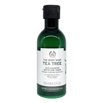 [더바디샵] 티트리 스킨 클리어링 매티파잉 토너 250ML 18403, 단일속성, 없음