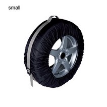 타이어보관자동차 차량 스페어 타이어 커버 보호 휴대용 내구성 좋은 보관 가방 F-Best, 01 black small
