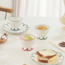 요거트 볼 샐러드볼 시리얼 샐러드보울 아카시아, 그린