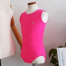 한디자인 리듬체조 연습복 베이직 레오타드 핑크