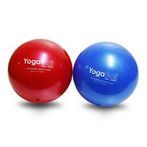 스포츠_ 포부 - 요가볼 12cm PVC 빨강파랑, 선택완료