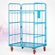 잠금바퀴 수산물시장 짐운반 대형 롤테이너 세탁공장 무거운짐 저온창고 망카, 롤테이너(대형)