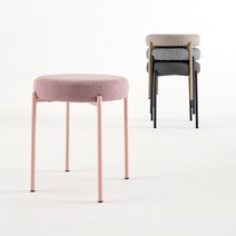 베르판 화장대 스툴 유명 디자인 북유럽의자 보조의자 인테리어 스툴, 뉴올라스툴-하운드체크