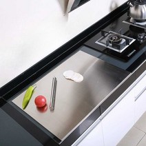 스테인레스 도마 위생 대형 김치 캠핑 주방 가정용, 스테인레스 양면 도마 90x58cm