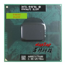 인텔 코어 2 듀오 T9600 SLG9F SLB47 2.8 GHz 듀얼 코어 듀얼 스레드 CPU 프로세서 6M 35. 소켓 P.