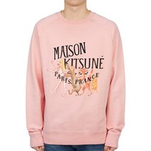 MAISON KITSUNE 명품명품메종키츠네 X 올림피아르탱 올리 팔레 루아얄 클린 남자 긴팔 맨투맨 티셔츠 JM0036