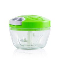 식품혼합기 식품 혼합기 거치형 교반기 밀가루 드릴 믹서 혼합기 500ML 핸드 블렌더 수동 고기 분쇄기 파워, 03 green