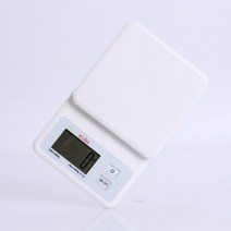 아쿠바 디지털 주방저울 미니 화이트 1000g측정가능