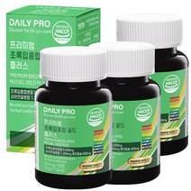 데일리프로 프리미엄 초록입홍합 골드 플러스, 60정, 3개