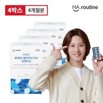 [하루틴] 루테인 rTG 알티지오메가3 550mg x 360정 4개월, 4개