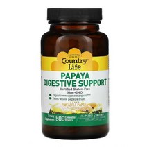 컨트리라이프 Amylase 아밀레이스 Protease 단백질분해효소 Glucoamylase 말테이스 파파야 효소 Papaya 500 태블릿 Glycine 글리신