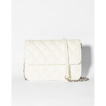 Bershka 버쉬카 Quilted 퀼팅 백 체인 핸들 가방 화이트 3675/669/250