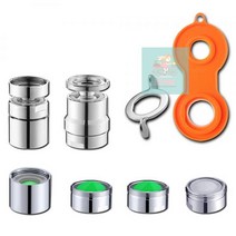 수도꼭지 노즐 필터 포말기 버블러 에어로레이터8종, 1. 내부 금 플 22mm(1367-1)