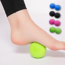 카푸 마사지볼 더블 라크로스볼 전신마사지, 1개, 블루