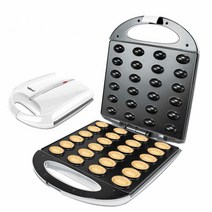 땅콩빵기계 계란빵틀 커피콩빵 호두과자 홈베이킹, 블랙 - 6096 (1200W)